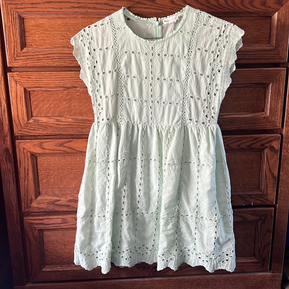Pale Green Dress